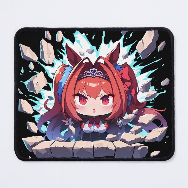 Item preview, Daiwa Scarlet Peeking Chibi Uma Musume Pretty Derby Anime Girl designed and sold by TorbenKuhano.