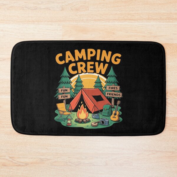 Item preview, Fires Friends Fun Camping Crew Campfire Summer Vacay designed and sold by JulienAureo.