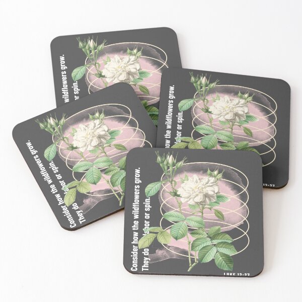 Item preview, Consider the Wildflowers Luke 12:27 designed and sold by NMWApparel.