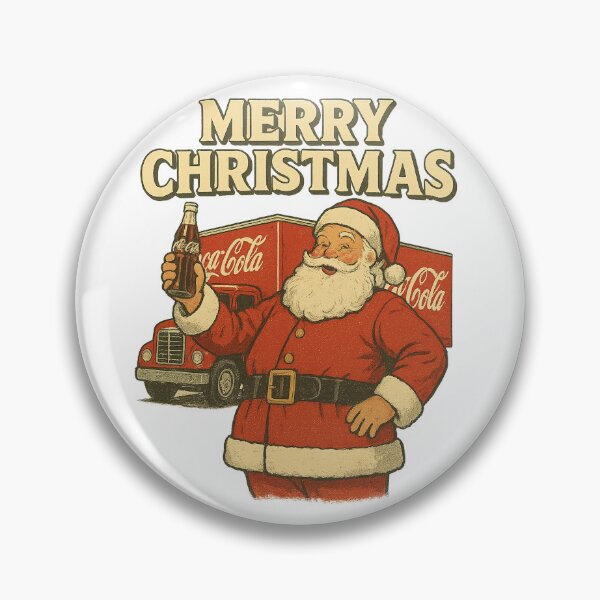Item preview, Retro Christmas with Coca-Cola – Classic Santa & Holiday Truck designed and sold by MeixGraphics.