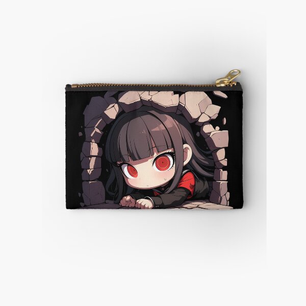Item preview, Maki Harukawa Peeking Chibi Danganronpa Anime Girl designed and sold by TorbenKuhano.