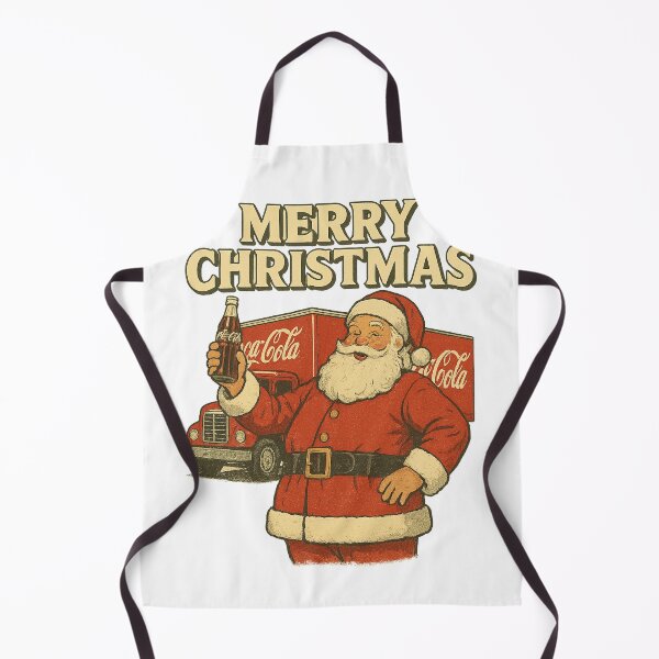 Item preview, Retro Christmas with Coca-Cola – Classic Santa & Holiday Truck designed and sold by MeixGraphics.