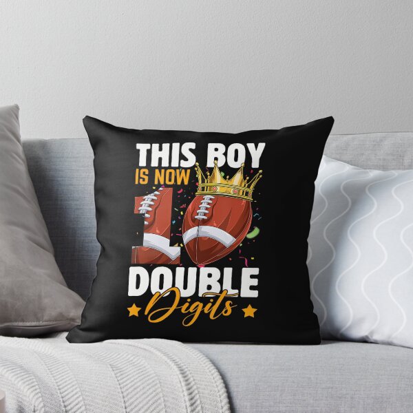 Item preview, This Boy Now 10 Double Digits Football 10 Years Old Birthday designed and sold by MadalynKiehn.