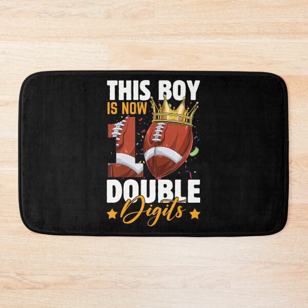 Item preview, This Boy Now 10 Double Digits Football 10 Years Old Birthday designed and sold by MadalynKiehn.