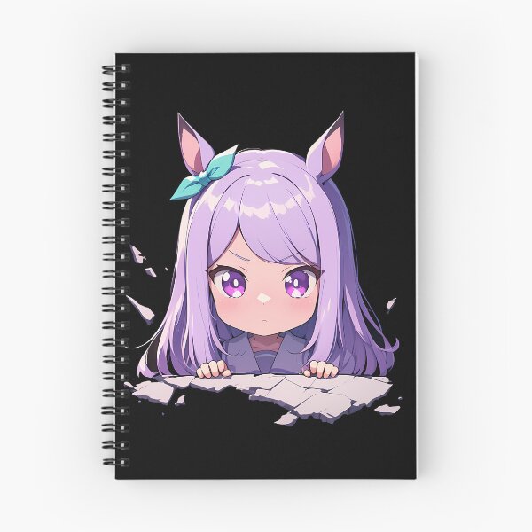Item preview, Mejiro Mcqueen Peeking Chibi Uma Musume Pretty Derby Anime Girl designed and sold by TorbenKuhano.