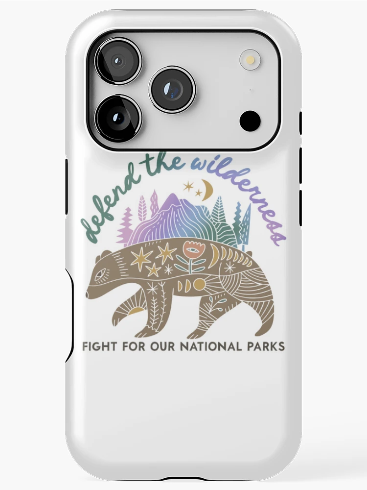 Thumbnail 1 of 4, iPhone Case, Defend The Wilderness designed and sold by RoderickStout.