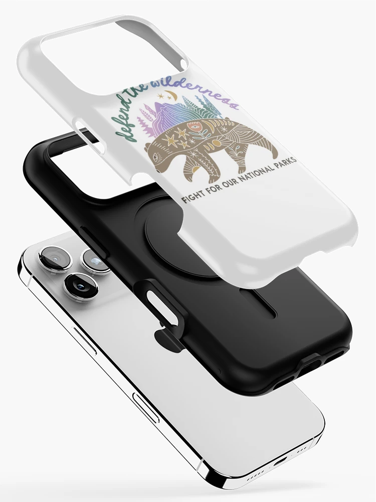 Thumbnail 2 of 4, iPhone Case, Defend The Wilderness designed and sold by RoderickStout.