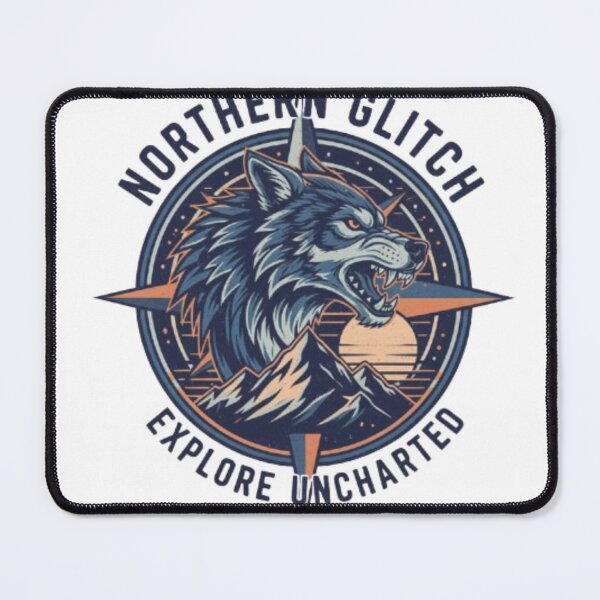 Item preview, Aggressive Wolf Compass Logo designed and sold by The NXS Hub.