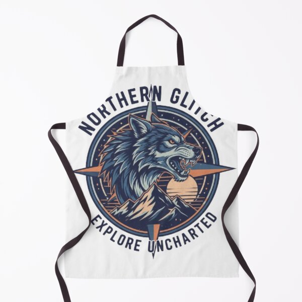 Item preview, Aggressive Wolf Compass Logo designed and sold by The NXS Hub.