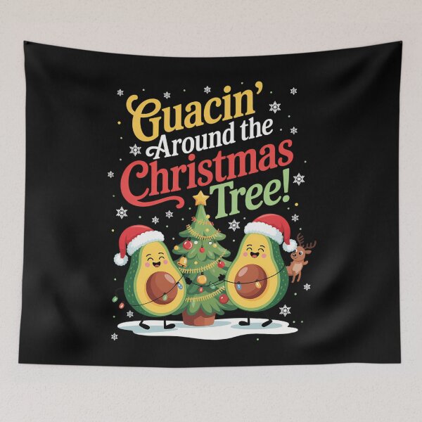 Item preview, Xmas Tree Christmas Santa Avocado Vegan  designed and sold by Sea4Adventures.