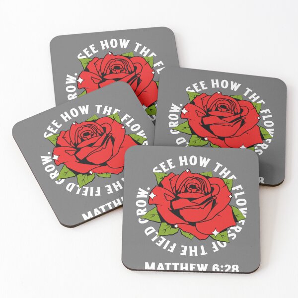 Item preview, Flowers of the Field Matthew 6:28 designed and sold by NMWApparel.
