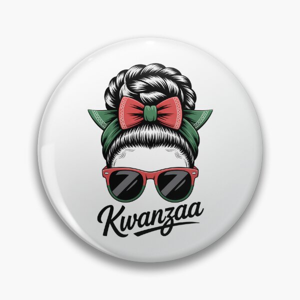 Item preview, Kwanzaa Women Girls Messy Bun Kwanzaa Seven Principles designed and sold by PunkNation-Arts.