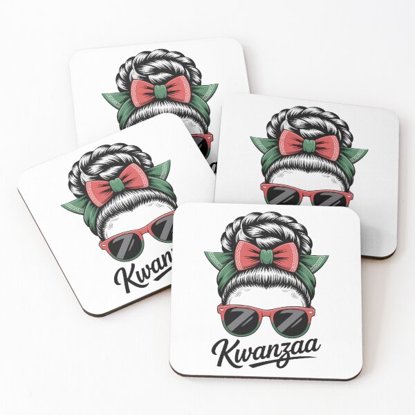 Item preview, Kwanzaa Women Girls Messy Bun Kwanzaa Seven Principles designed and sold by PunkNation-Arts.