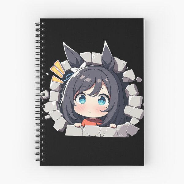 Item preview, Eishin Flash Peeking Chibi Uma Musume Pretty Derby Anime Girl designed and sold by TorbenKuhano.