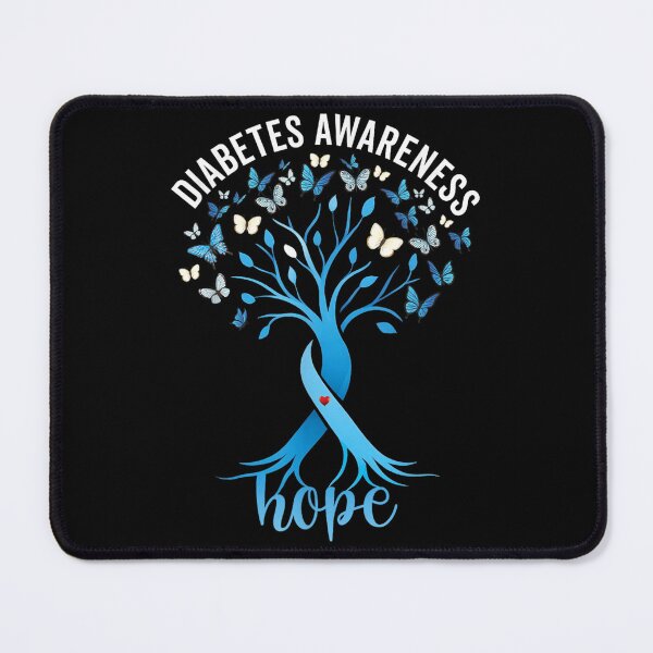 Item preview, A Beautiful Tree of Hope for Diabetes Awareness Blue Ribbon designed and sold by EricCotanori.