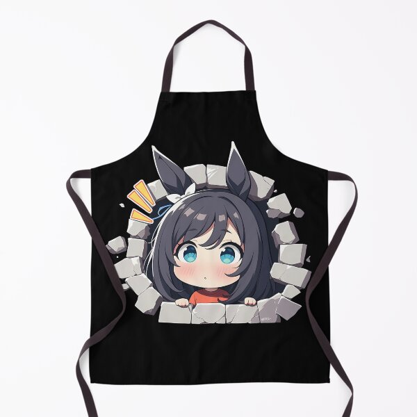 Item preview, Eishin Flash Peeking Chibi Uma Musume Pretty Derby Anime Girl designed and sold by TorbenKuhano.