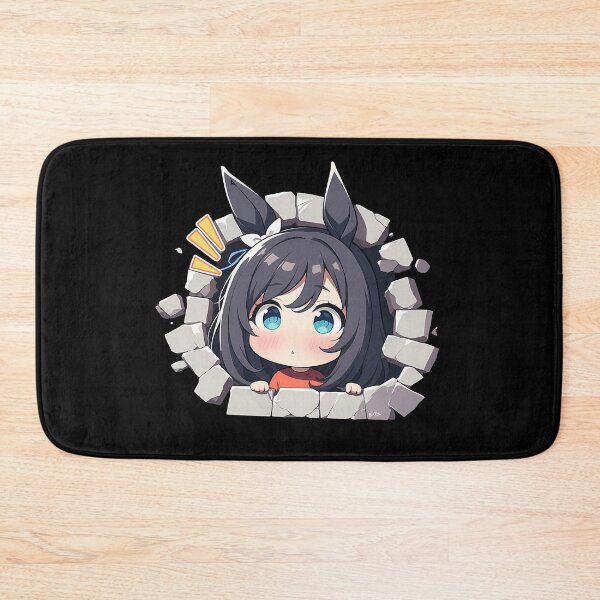 Item preview, Eishin Flash Peeking Chibi Uma Musume Pretty Derby Anime Girl designed and sold by TorbenKuhano.