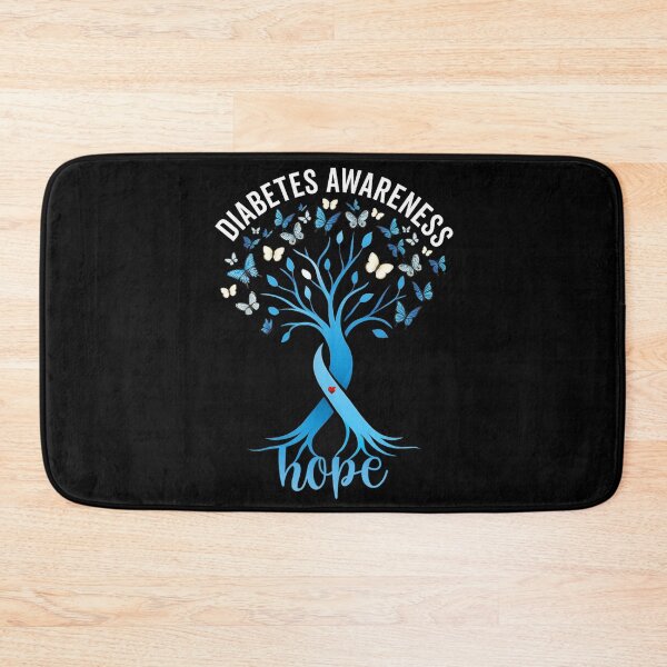 Item preview, A Beautiful Tree of Hope for Diabetes Awareness Blue Ribbon designed and sold by EricCotanori.