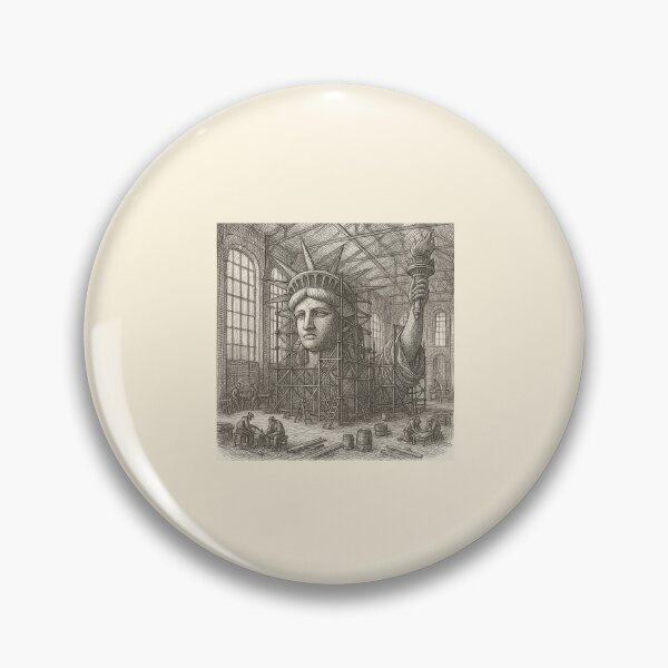 Item preview, A Monument in the Making — Paris in Ink Line Drawing designed and sold by Novel Works Studio.