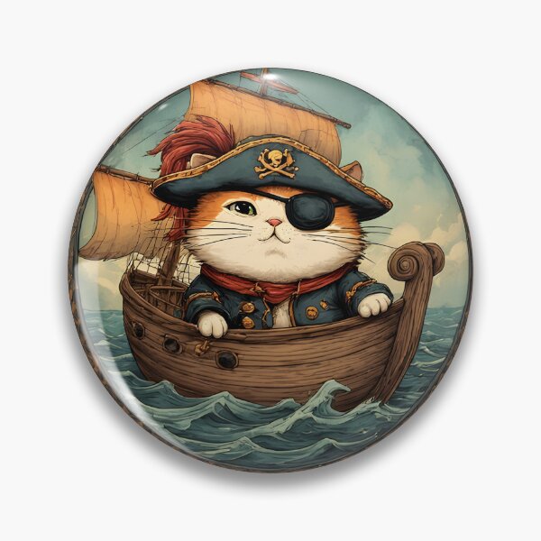 Item preview, Pirate Cat #1 designed and sold by Sam-Tada.