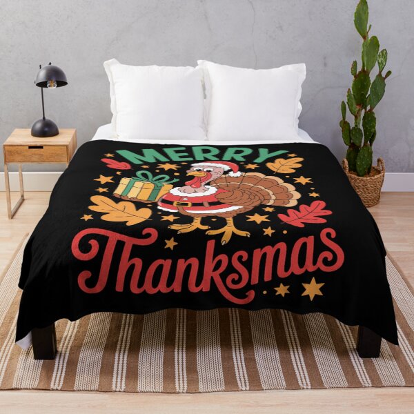Item preview, Merry Thanksmas Thanksgiving Christmas Turkey Santa designed and sold by Sea4Adventures.