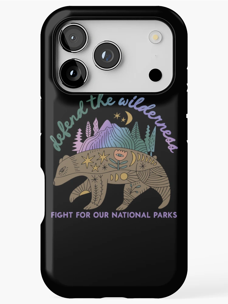 Thumbnail 1 of 4, iPhone Case, Defend The Wilderness designed and sold by RoderickStout.
