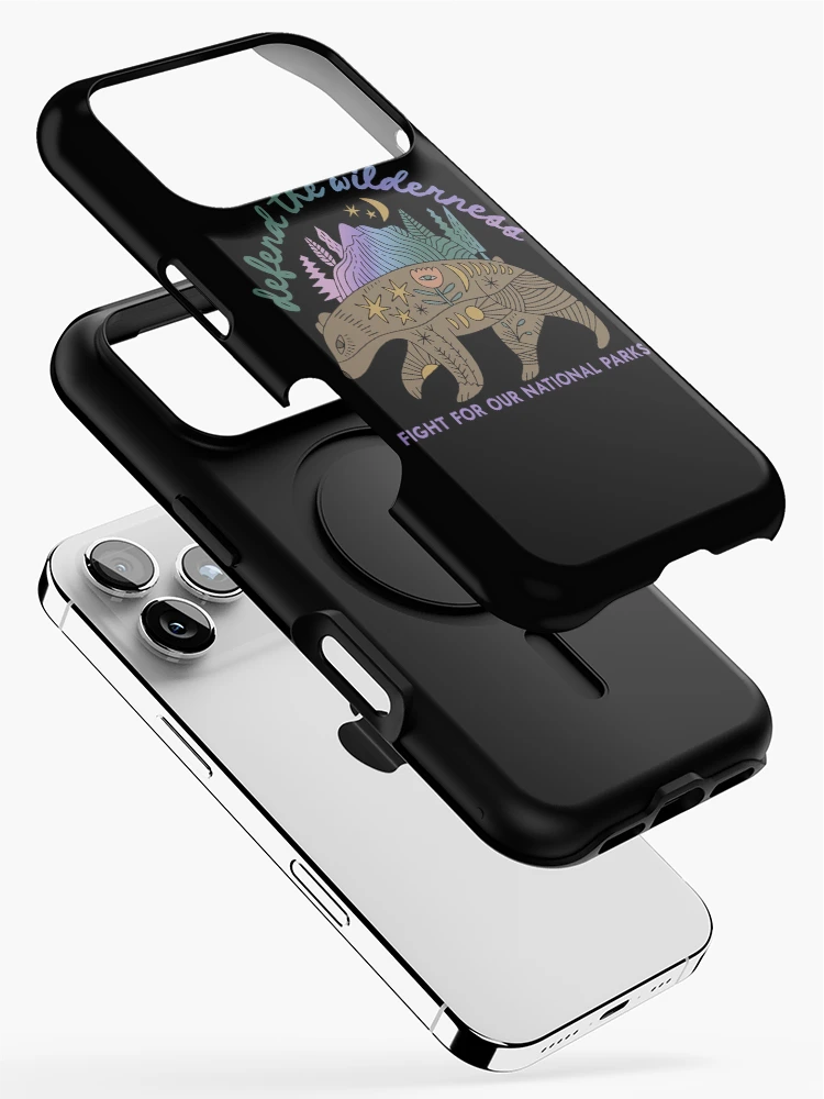 Thumbnail 2 of 4, iPhone Case, Defend The Wilderness designed and sold by RoderickStout.
