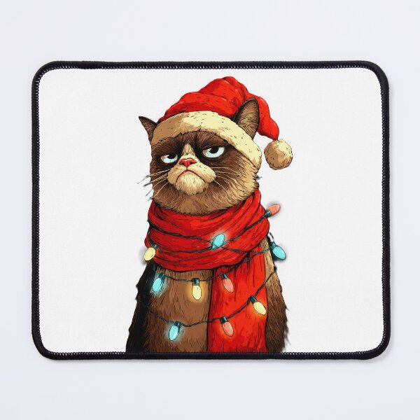 Item preview, Grumpy Christmas Cat designed and sold by scicilysimonee.
