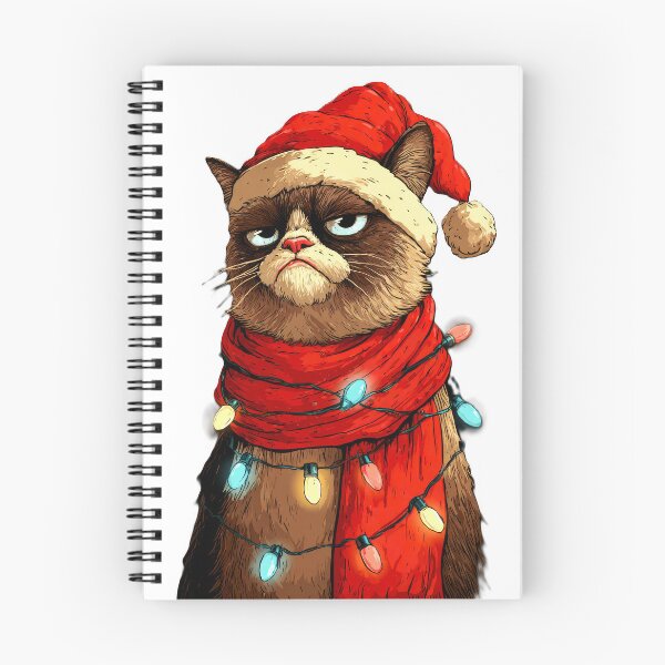 Item preview, Grumpy Christmas Cat designed and sold by scicilysimonee.