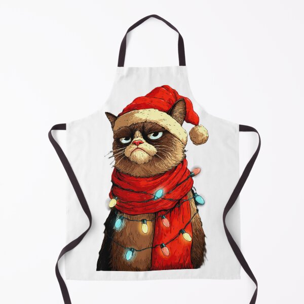 Item preview, Grumpy Christmas Cat designed and sold by scicilysimonee.