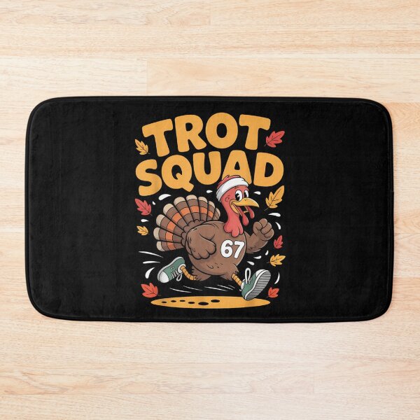 Item preview, Funny Turkey Trot Squad Runner Number Sixty-Seven Thanksgiving Day designed and sold by NguboNorento.