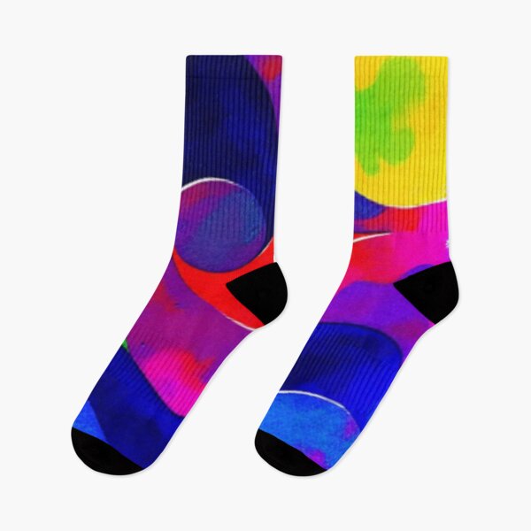 Item preview, part abstract water bold vibrant colorful geometric design designed and sold by SmashingDeals.