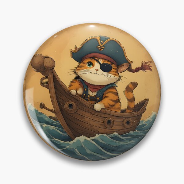 Item preview, Pirate Cat #4 designed and sold by Sam-Tada.