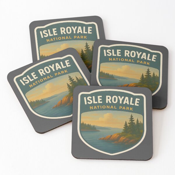 Item preview, Vintage American National Park Print: Isle Royale designed and sold by PinUpPizzazz.