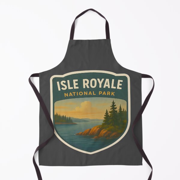 Item preview, Vintage American National Park Print: Isle Royale designed and sold by PinUpPizzazz.