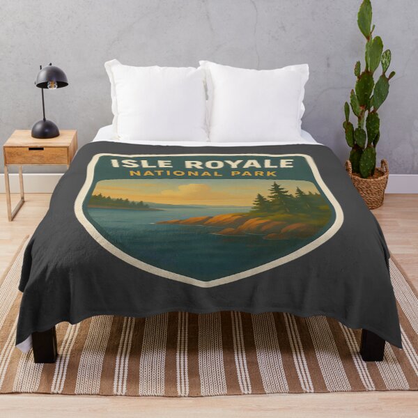 Item preview, Vintage American National Park Print: Isle Royale designed and sold by PinUpPizzazz.