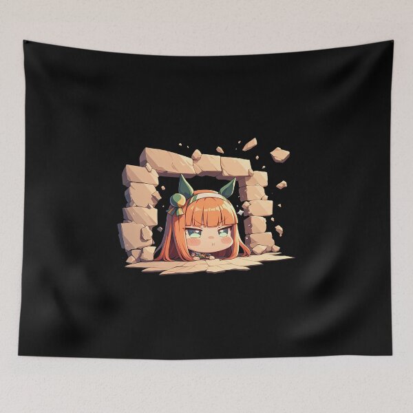Artikelvorschau, Stille Suzuka späht Chibi Uma Musume Hübsches Derby Anime-Mädchen entworfen und verkauft von TorbenKuhano.