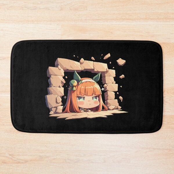 Item preview, Silence Suzuka Peeking Chibi Uma Musume Pretty Derby Anime Girl designed and sold by TorbenKuhano.