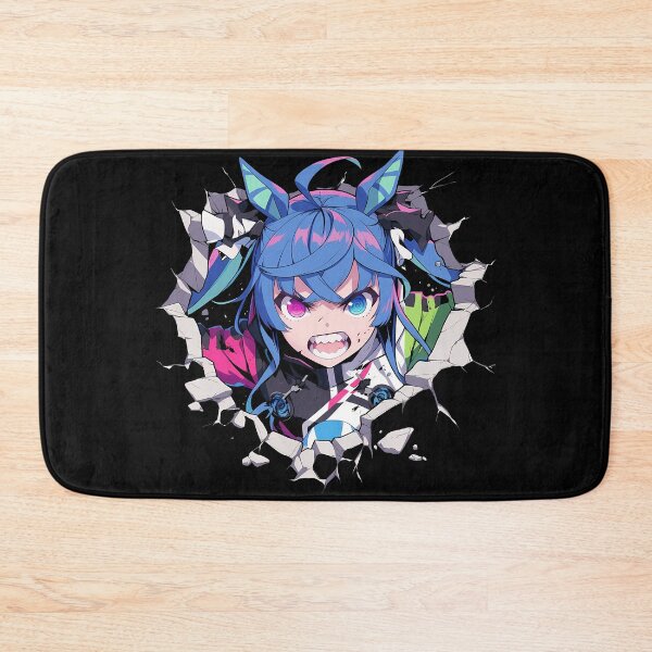 Item preview, Twin Turbo Peeking Chibi Uma Musume Pretty Derby Anime Girl designed and sold by TorbenKuhano.