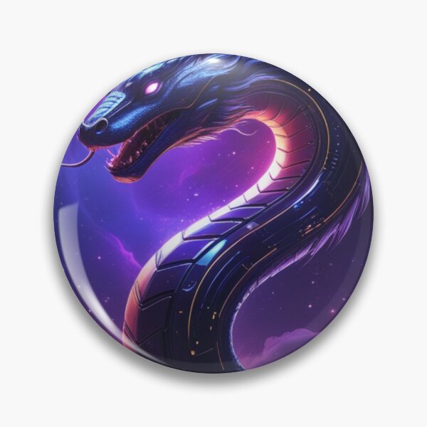 Item preview, cosmic serpent elegance futuristic exploration designed and sold by evanurozi.