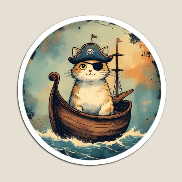 Item preview, Pirate Cat #7 designed and sold by Sam-Tada.