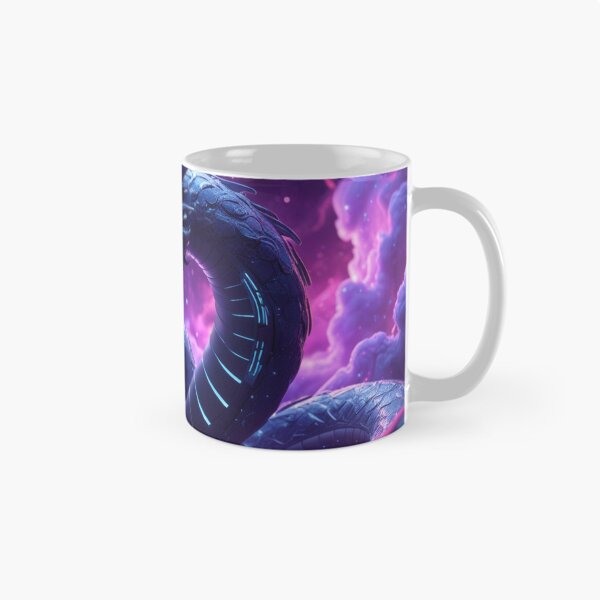 Item preview, cosmic serpent elegance futuristic exploration designed and sold by evanurozi.