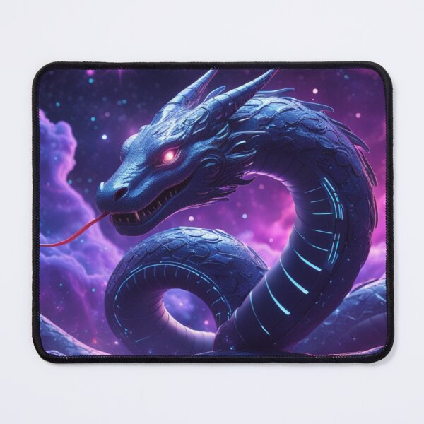 Item preview, cosmic serpent elegance futuristic exploration designed and sold by evanurozi.
