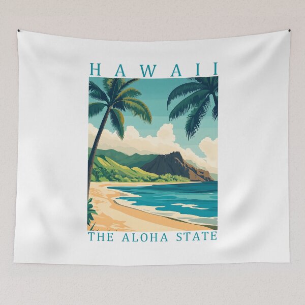 Item preview, 11 Hawaii Travel Poster designed and sold by Lucy Goosy Art.