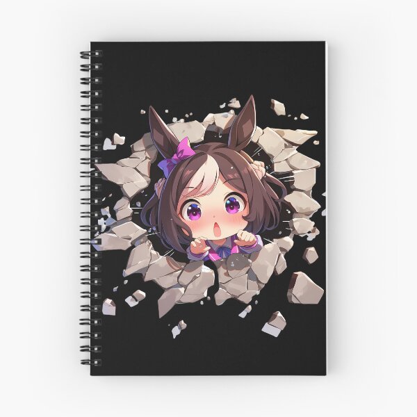 Item preview, Special Week Peeking Chibi Uma Musume Pretty Derby Anime Girl designed and sold by TorbenKuhano.