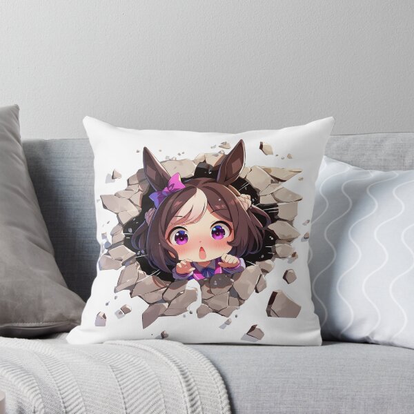 Item preview, Special Week Peeking Chibi Uma Musume Pretty Derby Anime Girl designed and sold by TorbenKuhano.