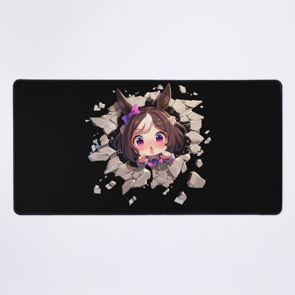 Item preview, Special Week Peeking Chibi Uma Musume Pretty Derby Anime Girl designed and sold by TorbenKuhano.