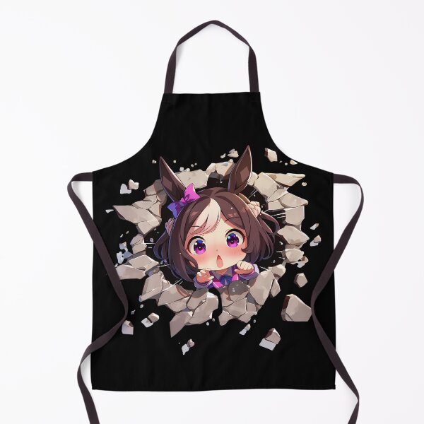 Item preview, Special Week Peeking Chibi Uma Musume Pretty Derby Anime Girl designed and sold by TorbenKuhano.