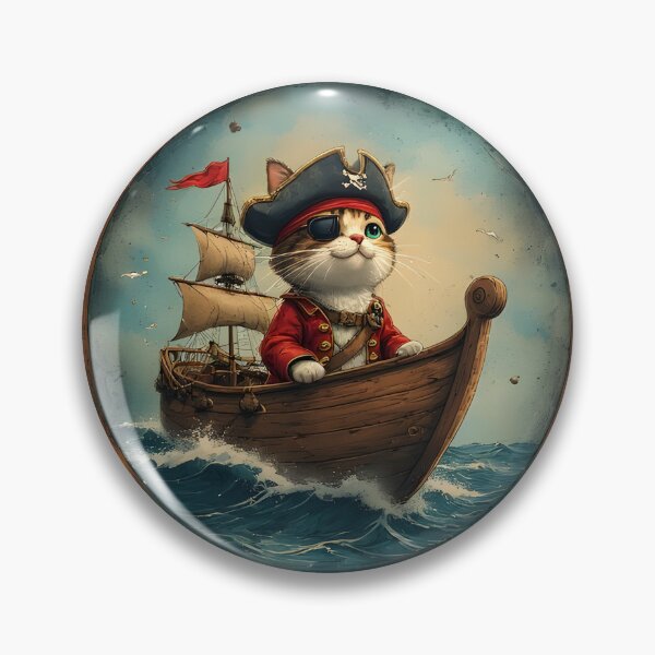 Item preview, Pirate Cat #8 designed and sold by Sam-Tada.