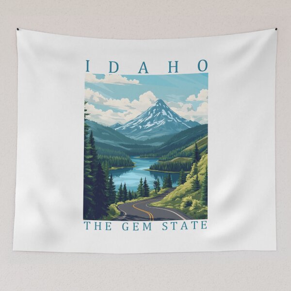 Item preview, 12 Idaho Travel Poster designed and sold by Lucy Goosy Art.